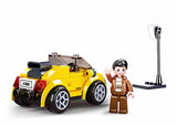 Sluban Pull-Back Yellow Cabrio