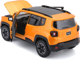 Maisto Diecast Jeep Renegade Orange - 1/24