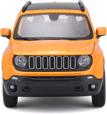 Maisto Diecast Jeep Renegade Orange - 1/24
