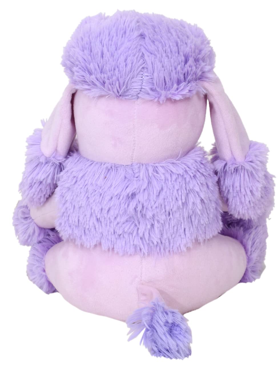Mirada Lavender Cute Plush Poodle Coin Bank Stuffed Soft Toy - 25 Cm