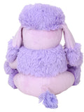 Mirada Lavender Cute Plush Poodle Coin Bank Stuffed Soft Toy - 25 Cm