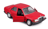 Bburago Diecast Mercedes-Benz 190 E 2.6 Red - 1/24