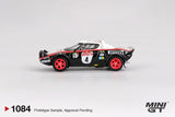 Mini GT 1084 Lancia Stratos HF #4 1978 Rally Sanremo Winner