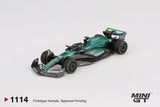 Mini GT 1114 Aston Martin AMR24 #18 Lance Stroll 2024 F1 Canadian GP