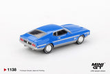 Mini GT 1138 Ford Mustang Mach 1 Grabber Blue