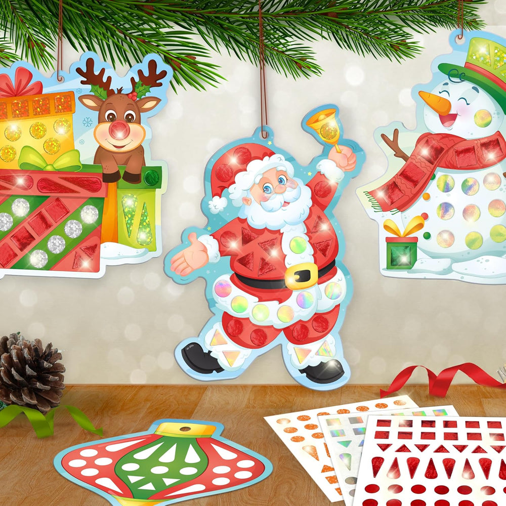 Imagimake Mirror Mosaic Christmas Ornaments