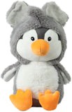Mirada Super Soft Hoodie Penguin Soft Grey 25CM