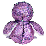 Mirada Purple Sequin Cute Plush Penguin With Glitter Eye