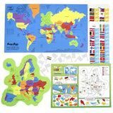 Mapology World With Capitals And Flags
