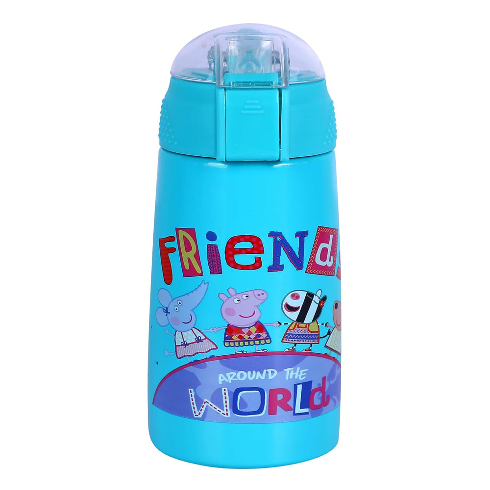 YOUP Stainless Steel Peppa Pig Insulated Double Wall Sipper Bottle Zesty - 300 ml