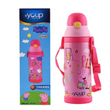 Youp Stainless steel insulated Peppa Pig kids sipper bottle LOGAN - 500 ml