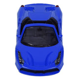 Road Burner Diecast Metal Racers Pull back car Blue