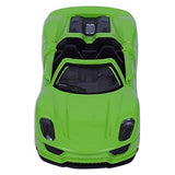 Road Burner Diecast Metal Racers Pull back car Green