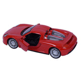 Road Burner Diecast Metal Racers Pull back car Red Type 1