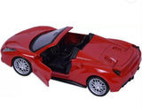 Road Burner Diecast Metal Racers Pull back car Red Type 3