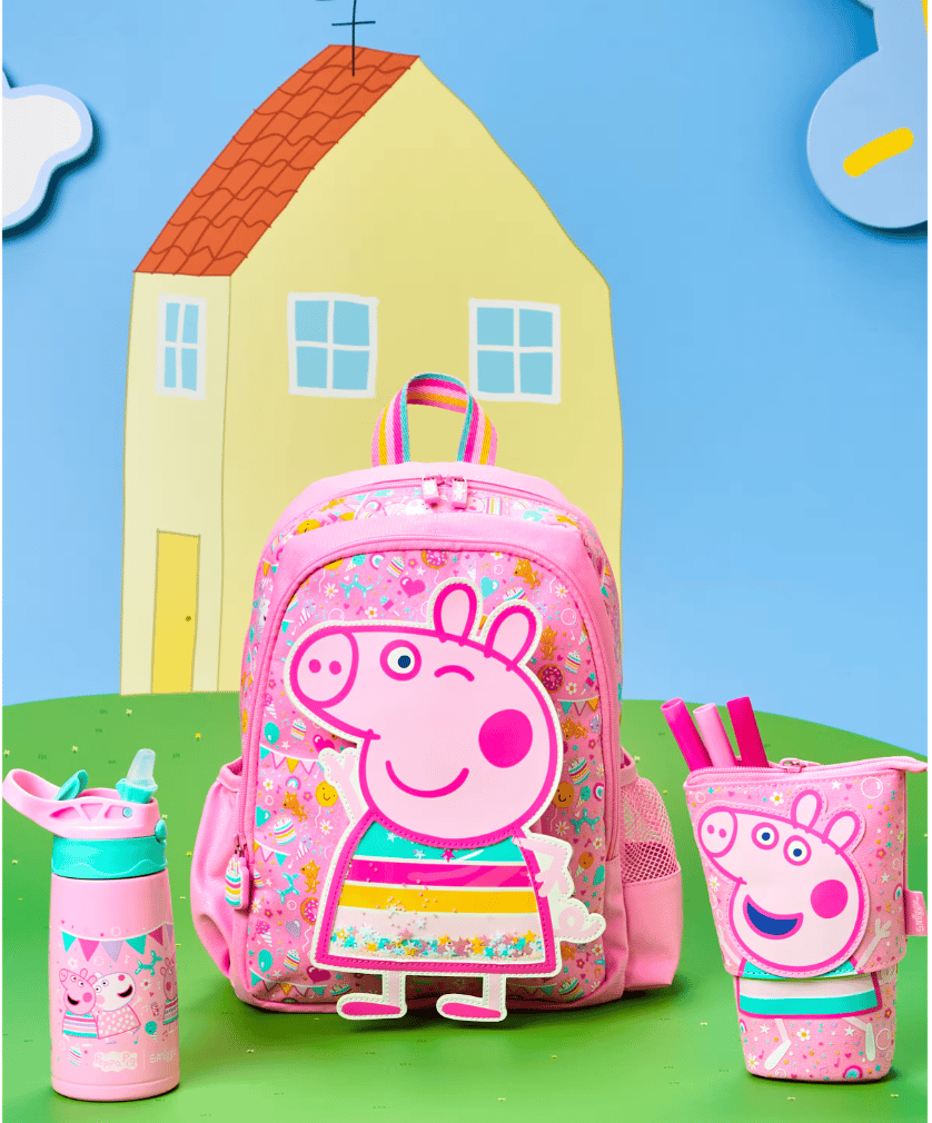 Smiggle Peppa Pig Stand N' Slide 2 In 1 Pencil Case