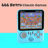 Sameo Gamegear Handheld Video Game Console - 666 Games - Dolphin Grey