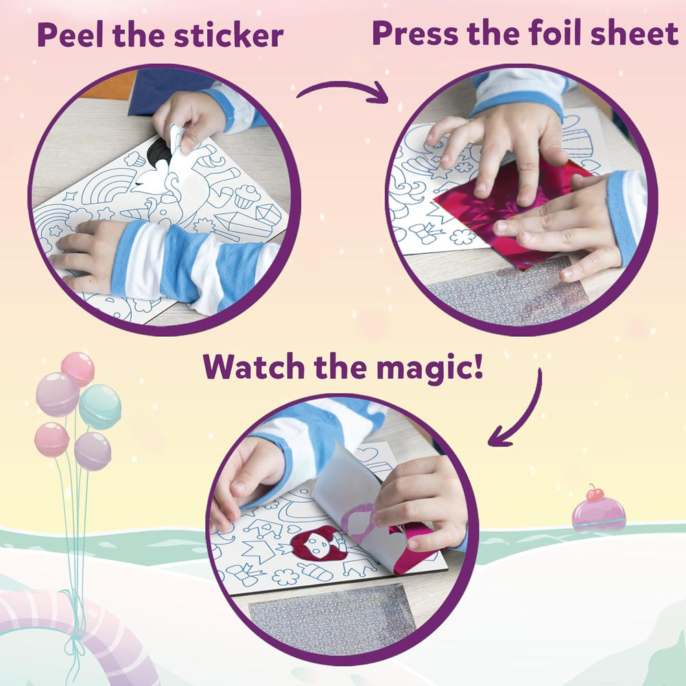 Skillmatics Foil Fun Unicorns & Princesses - Magical Art & Craft Activity Set
