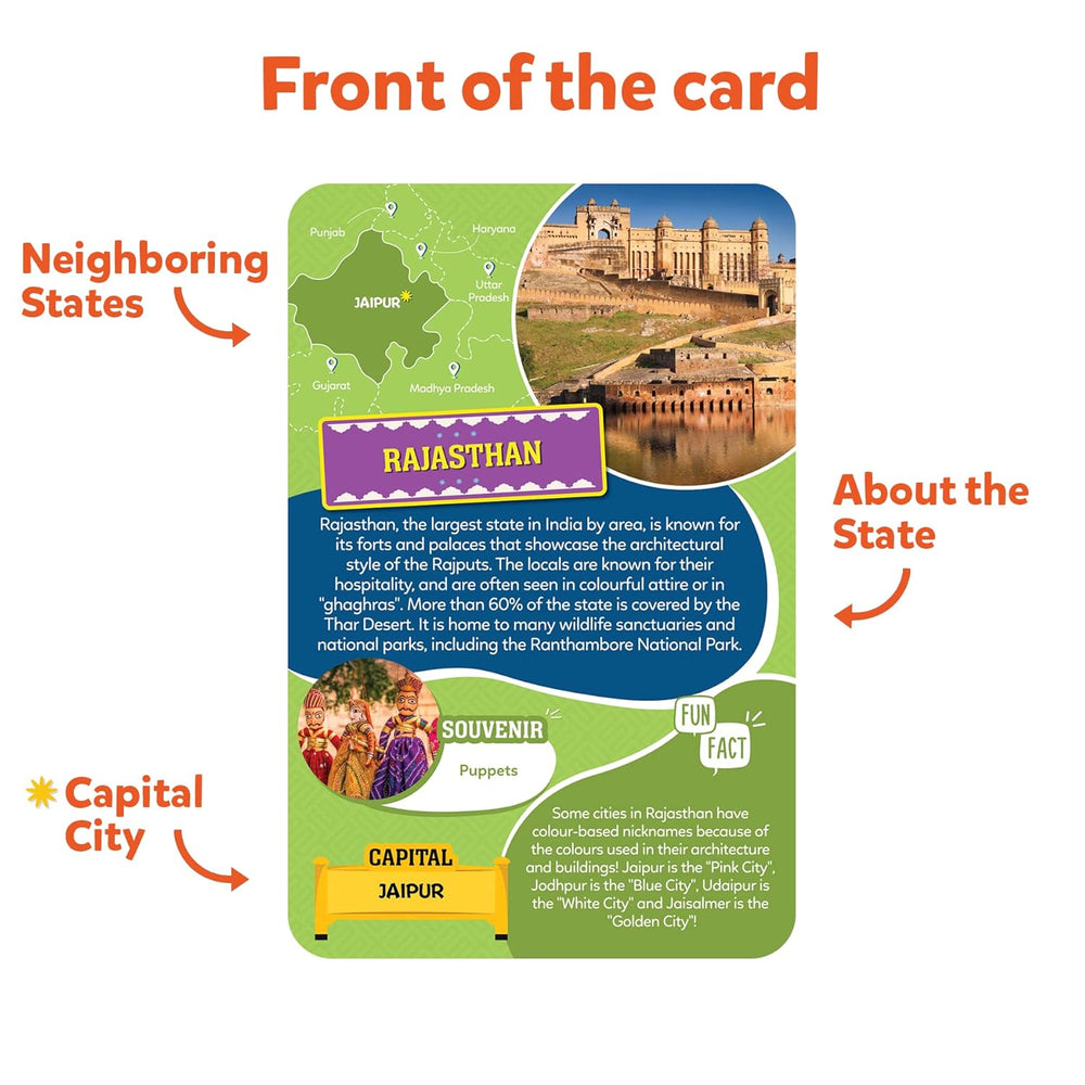 Skillmatics India Map Puzzle - 70 Pieces