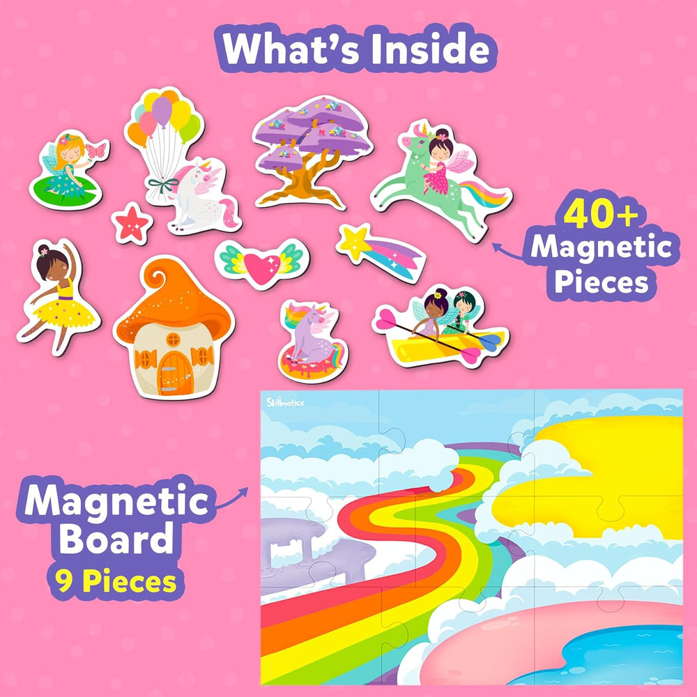 Skillmatics Magnetopia - Design Your Princess & Unicorn Land
