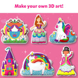 Skillmatics Inflatable Art 3D Unicorns & Princesses