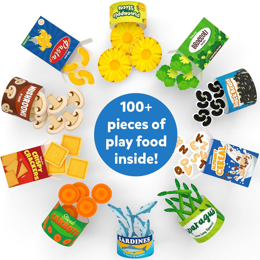 Skillmatics Grocery Set with Play Food Inside
