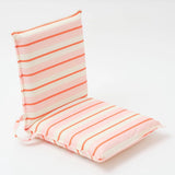 SUNNYLiFE Folding Seat Summer Stripe Strawberry Sorbet