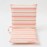 SUNNYLiFE Folding Seat Summer Stripe Strawberry Sorbet