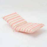 SUNNYLiFE Folding Seat Summer Stripe Strawberry Sorbet