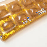 SUNNYLiFE Gold Color Inflatable Retro Lie-On Disco