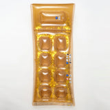 SUNNYLiFE Gold Color Inflatable Retro Lie-On Disco