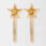 SUNNYLiFE Kids Inflatable Star Wand Princess Swan Gold Set of 2