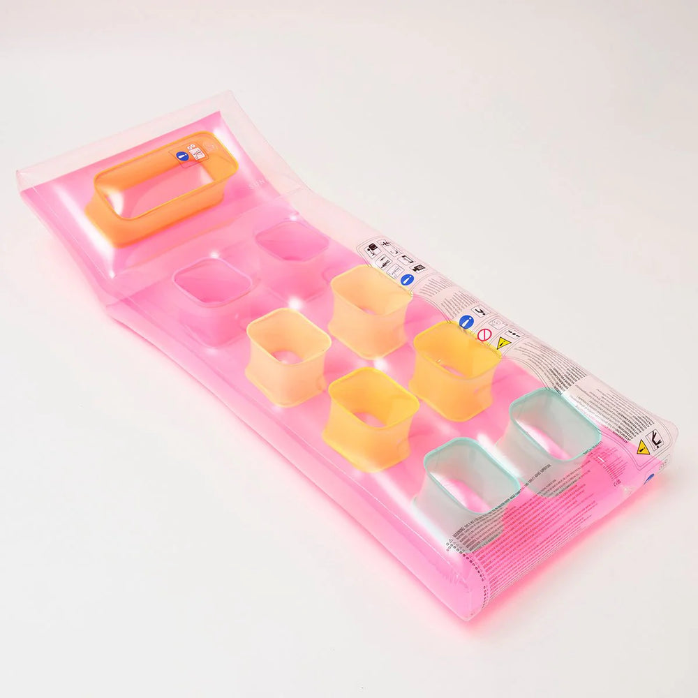 SUNNYLiFE Multicolor Inflatable Retro Lie-On Flash Back