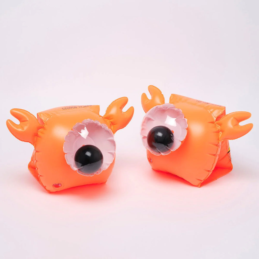 SUNNYLiFE Orange Color Inflatable Buddy Float Bands Sonny the Sea Creature