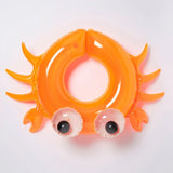 SUNNYLiFE Orange Color Inflatable Kiddy Pool Ring Sonny the Sea Creature