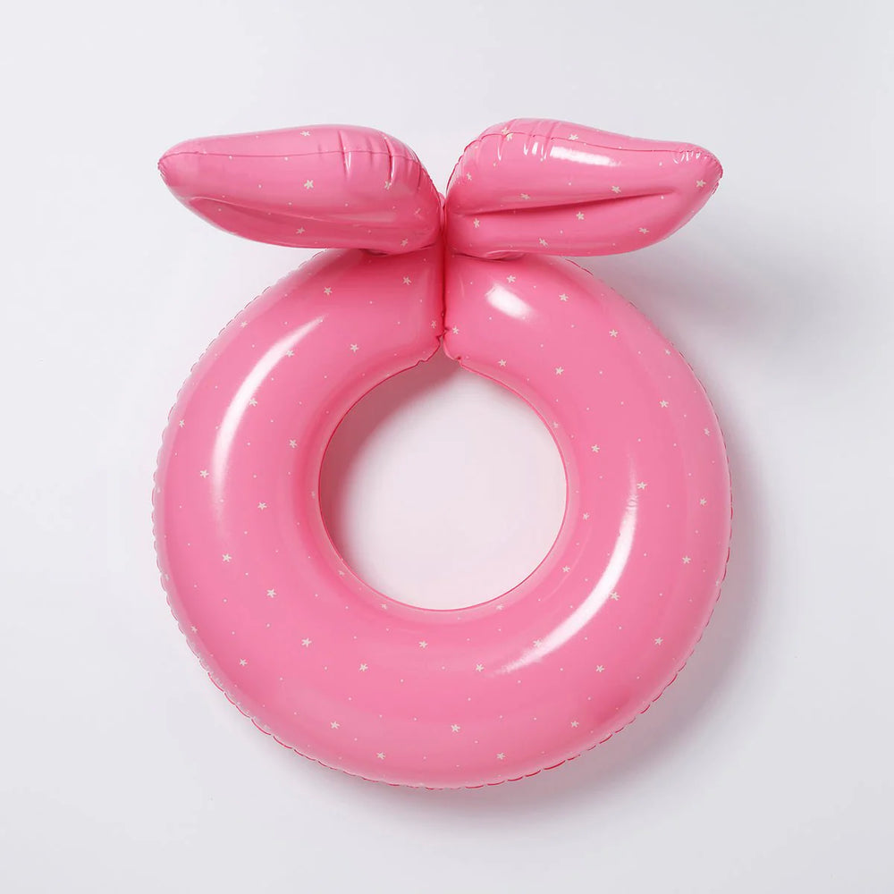 SUNNYLiFE Pink Color Inflatable Kiddy Pool Ring Ocean Treasure Rose