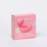 SUNNYLiFE Pink Color Inflatable Kiddy Pool Ring Ocean Treasure Rose