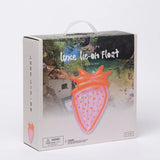 SUNNYLiFE Pink Color Inflatable Luxe Lie-On Float Strawberry Pink Berry