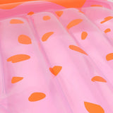 SUNNYLiFE Pink Color Inflatable Luxe Lie-On Float Strawberry Pink Berry