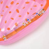 SUNNYLiFE Pink Color Inflatable Luxe Lie-On Float Strawberry Pink Berry