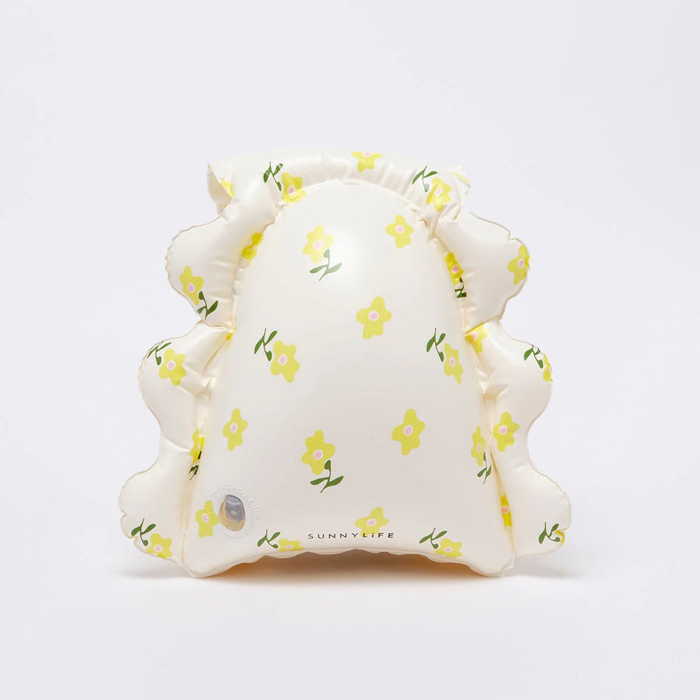 SUNNYLiFE Sunflower Print Inflatable Buddy Float Bands Mima the Fairy Lemon