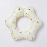 SUNNYLiFE Sunflower Print Inflatable Kiddy Pool Ring Mima the Fairy Lemon
