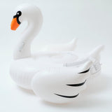 SUNNYLiFE The Resort Original Luxe Ride-On Float Swan