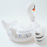 SUNNYLiFE The Resort Original Luxe Ride-On Float Swan