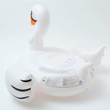 SUNNYLiFE The Resort Original Luxe Ride-On Float Swan