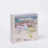 SUNNYLiFE Tie Dye Color Inflatable Pool Noodle Tie Dye Sorbet Set of 2
