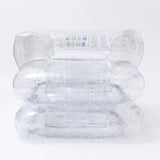 SUNNYLiFE Transparent Color Inflatable Glitter Lilo Chair