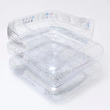 SUNNYLiFE Transparent Color Inflatable Glitter Lilo Chair