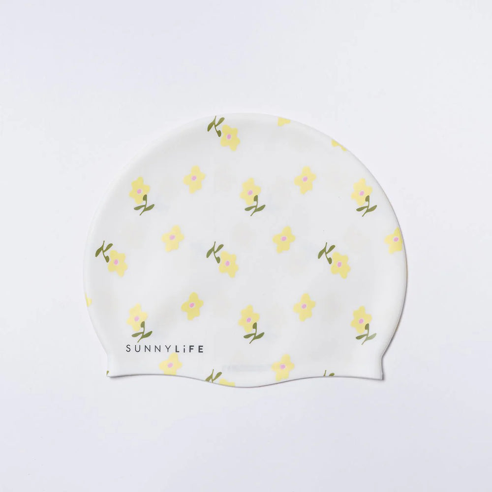 SUNNYLiFE Yellow Color Shaped Swimming Cap Mima The Fairy Lemon