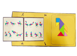 Toykraft Magnetic Tangram Junior - Magnetic Tile Puzzle Game